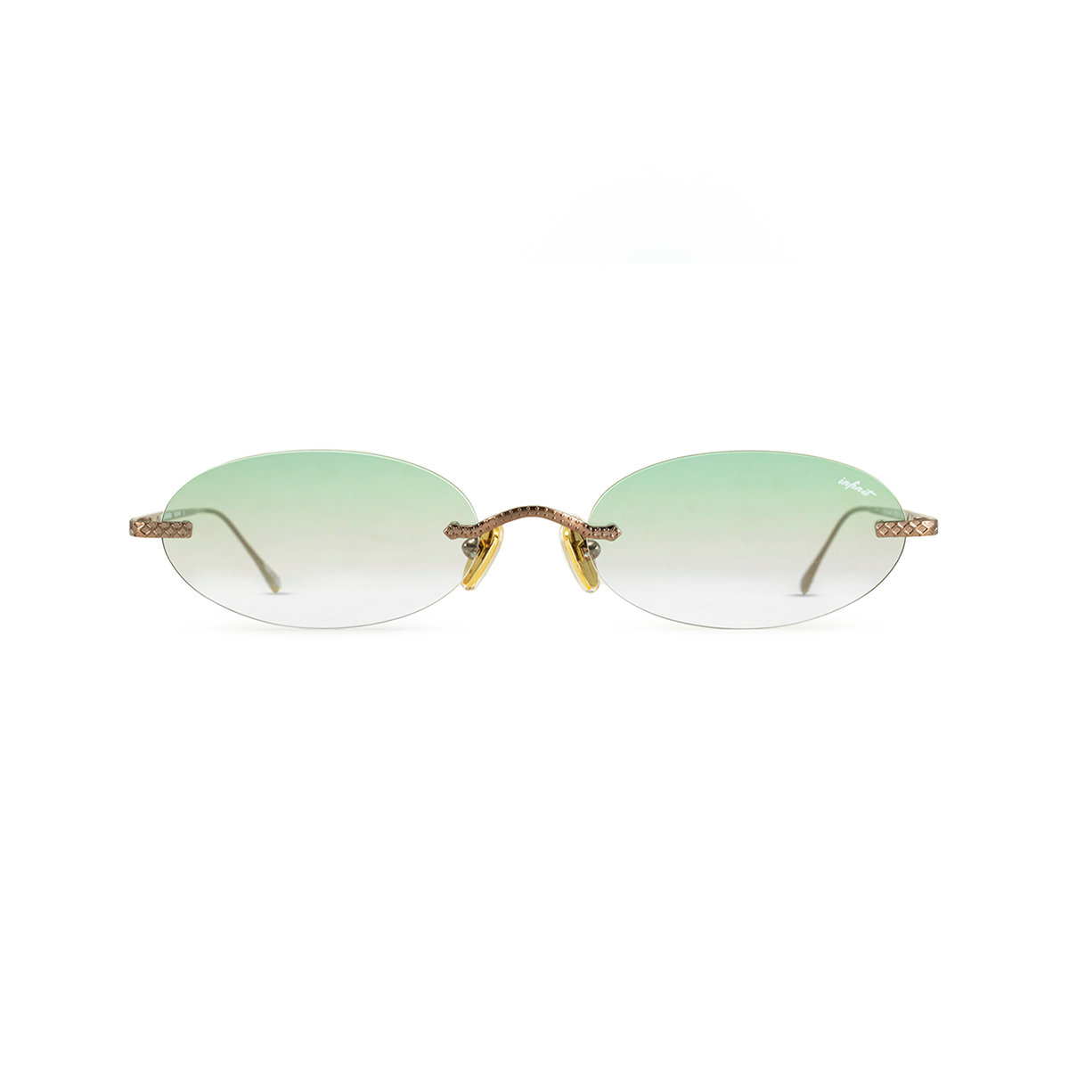 Lentes de Sol - Aero Quo - Chocolate - Lente Verde Degrade