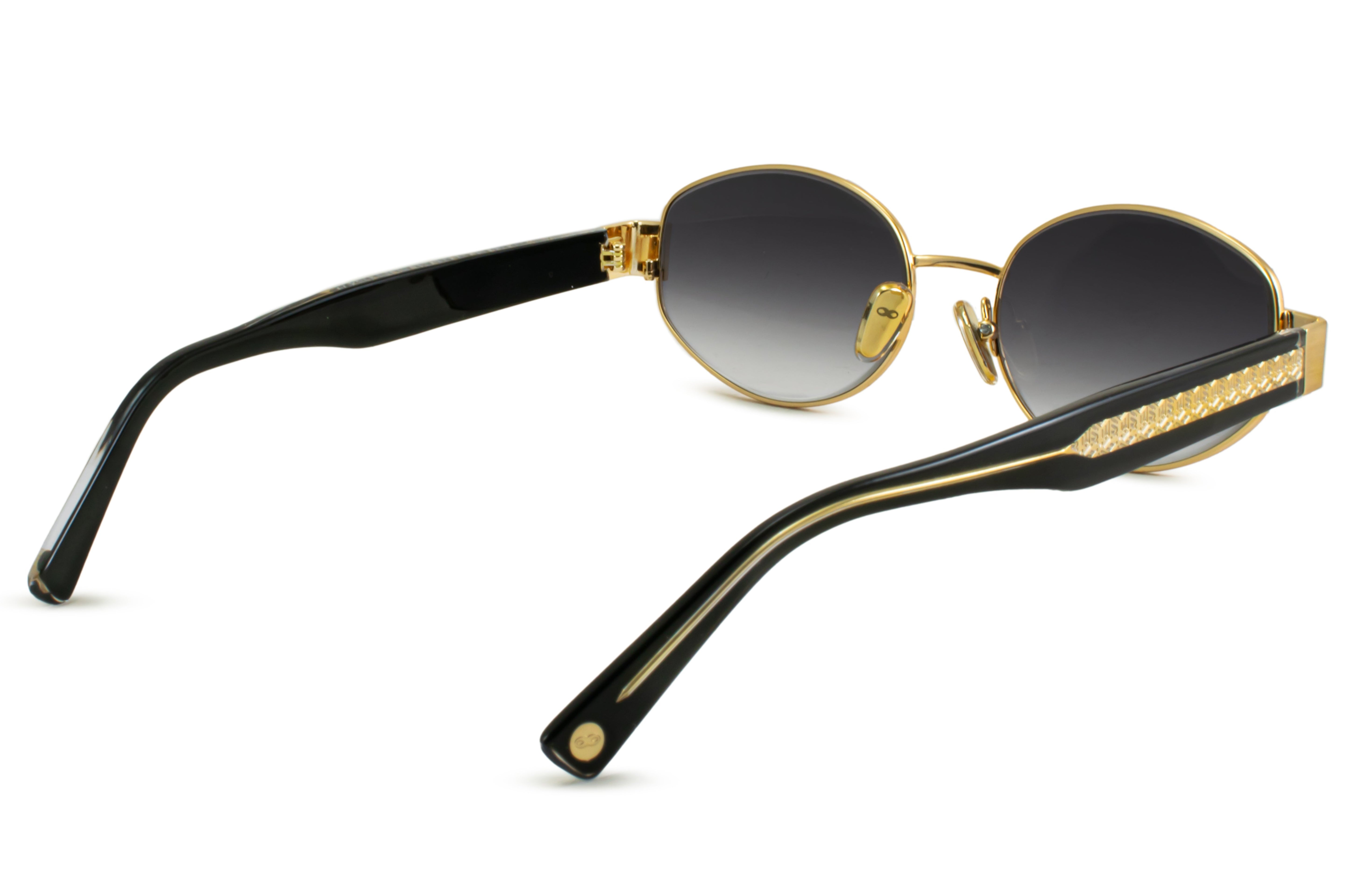 Lentes de sol - Alabama - Dorado Lente Gris Degrade