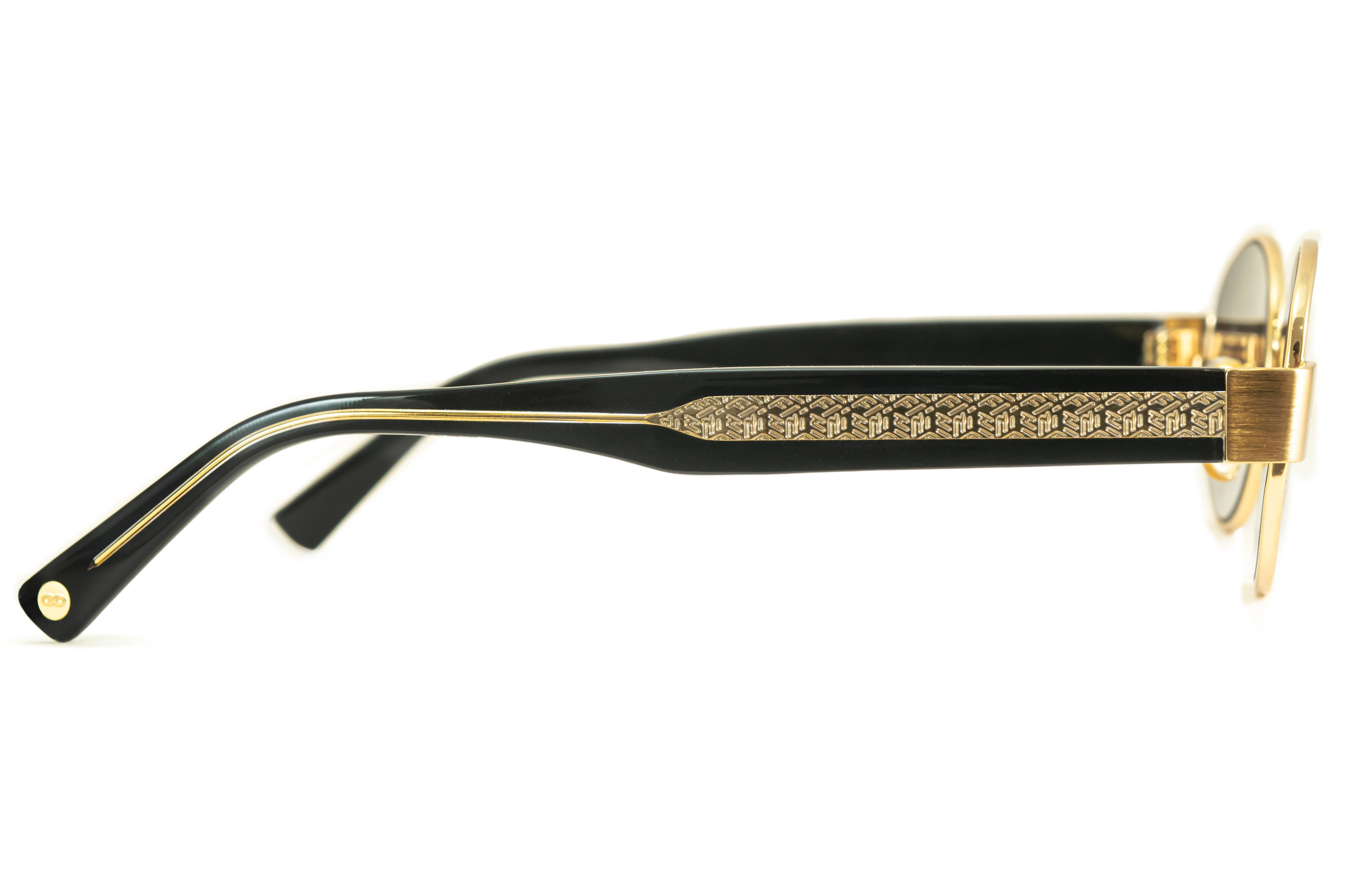 Lentes de sol - Alabama - Dorado Lente Gris Degrade