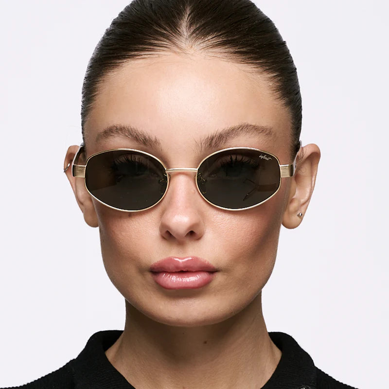 Lentes de Sol - Alaska - Dorado Lente Verde