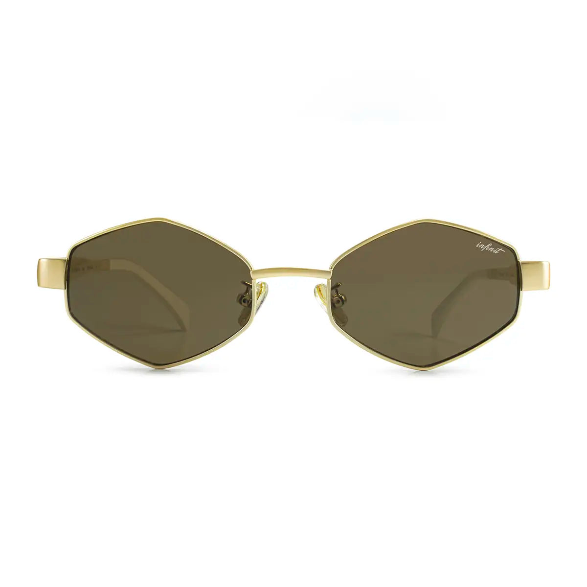 Lentes de Sol - Belice - Dorado - Lente Marron