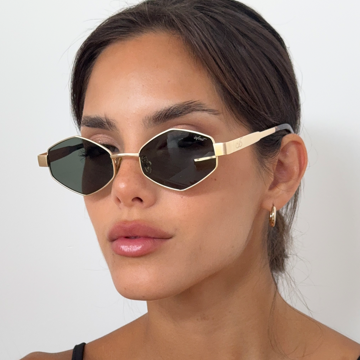 Lentes de Sol - Belice - Dorado - Lente Verde