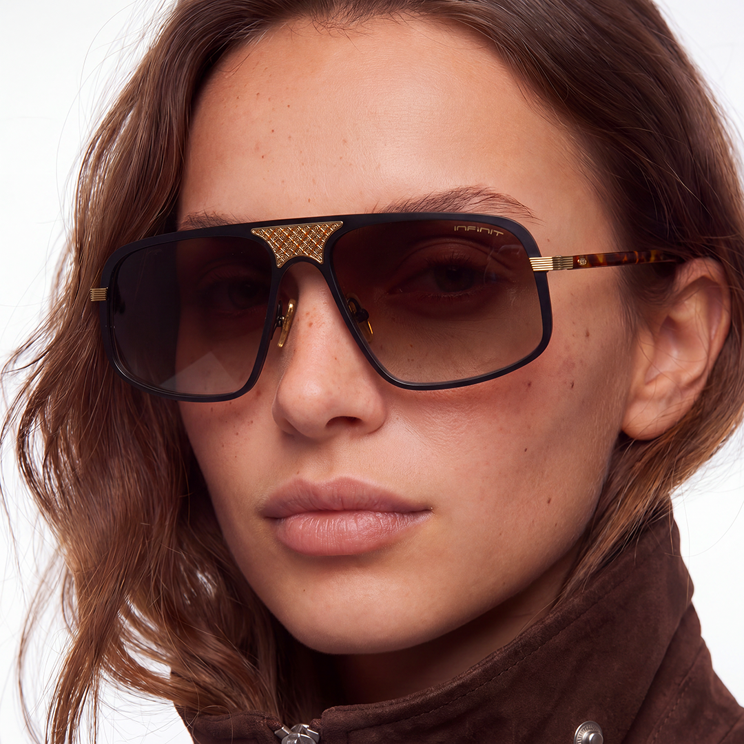Bosco Negro Carey Lente Marron Degrade