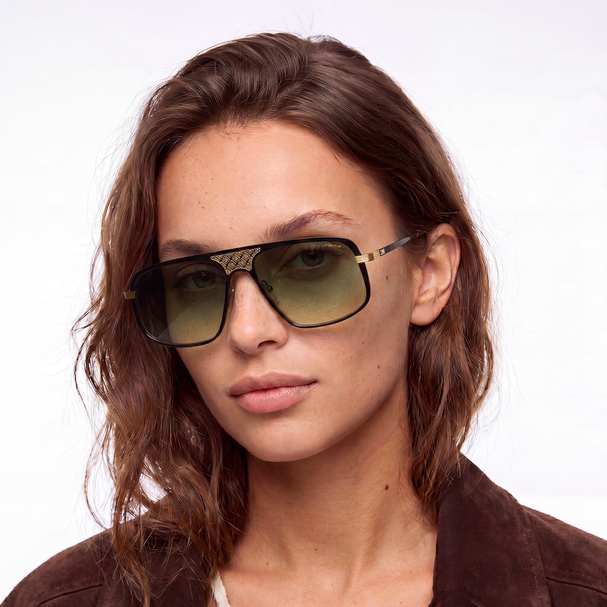 Bosco Negro Lente Verde Musgo Degrade
