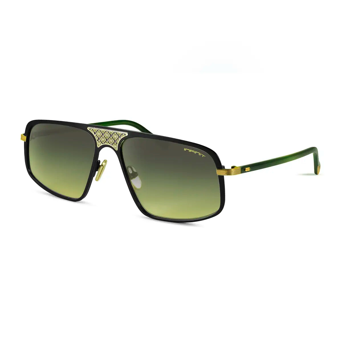 Bosco Negro Lente Verde Musgo Degrade