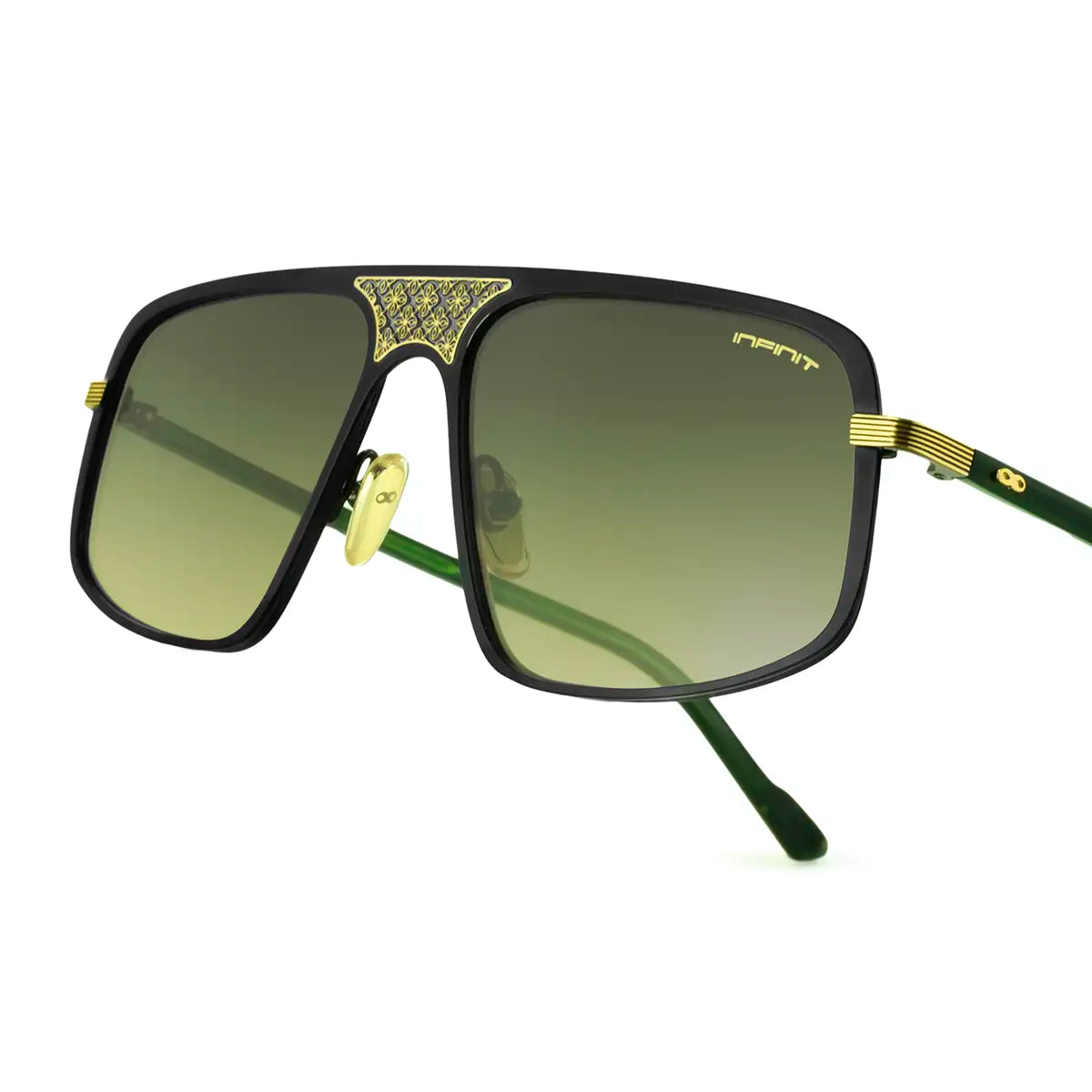 Bosco Negro Lente Verde Musgo Degrade