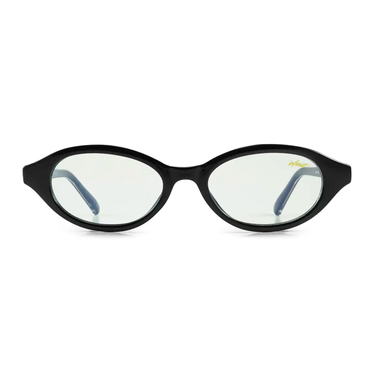Anteojos Filtro Luz Azul Brigitte Negro Brillo con Antireflejo | Vista 2 | Infinit Eyewear