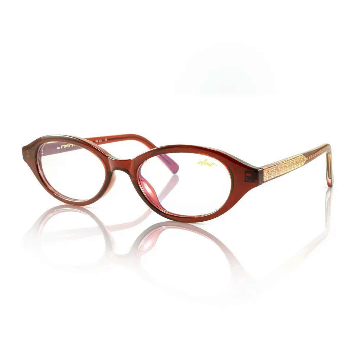 Anteojos Filtro Luz Azul Brigitte Bordo con Antireflejo | Vista 3 | Infinit Eyewear