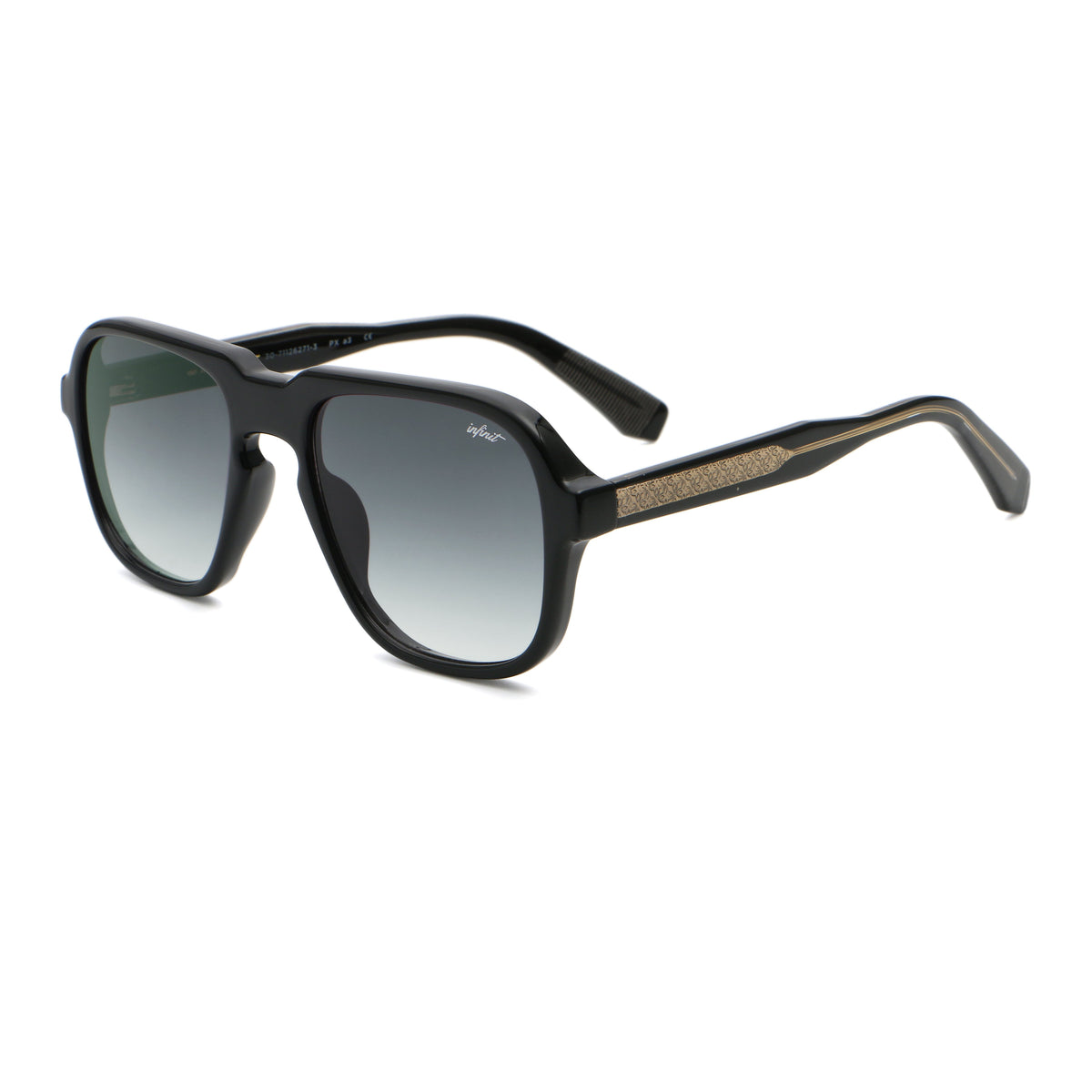 Burdeos Negro Brillo Lente Gris Degrade