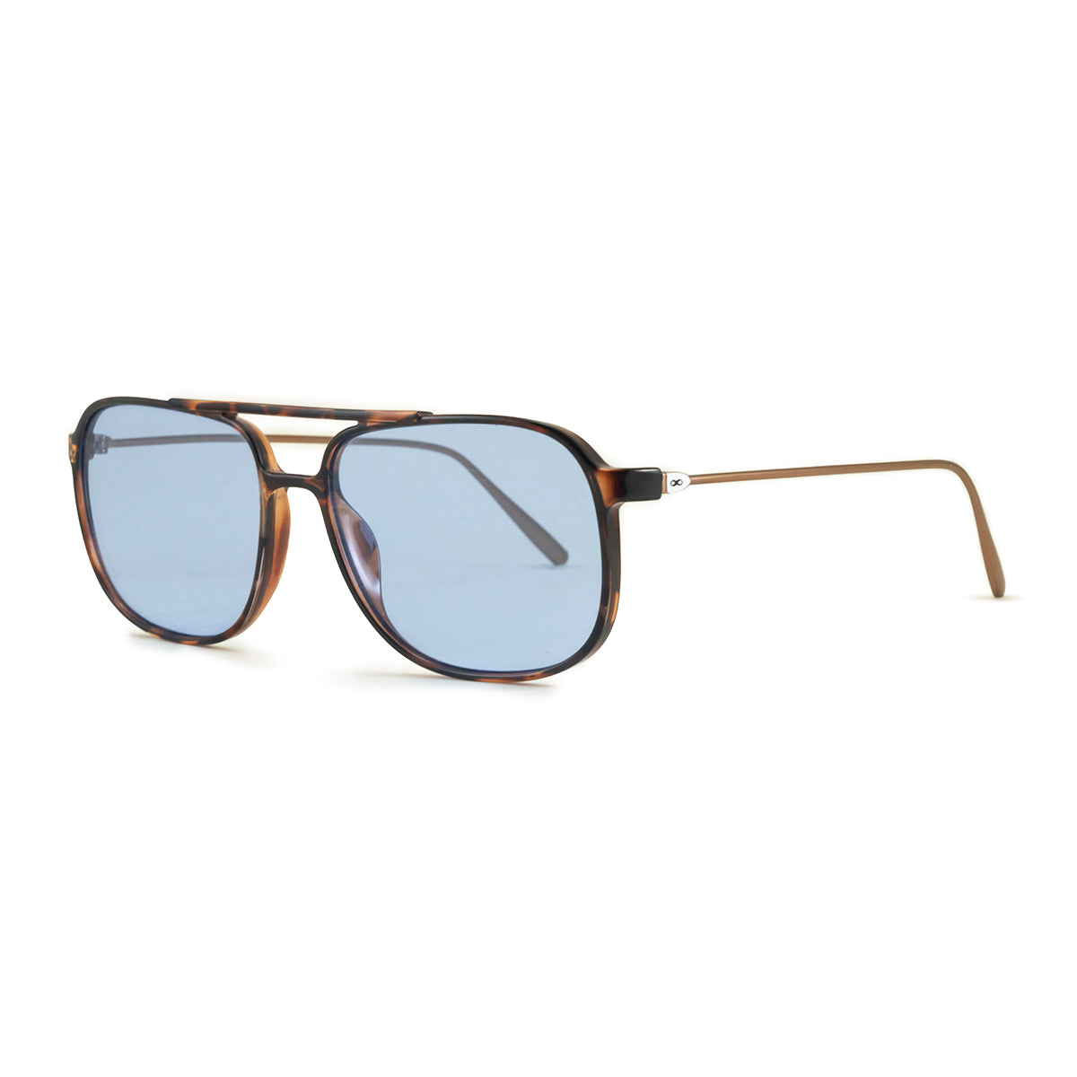 Lentes de sol - Caravan - Carey - Lente retro azul