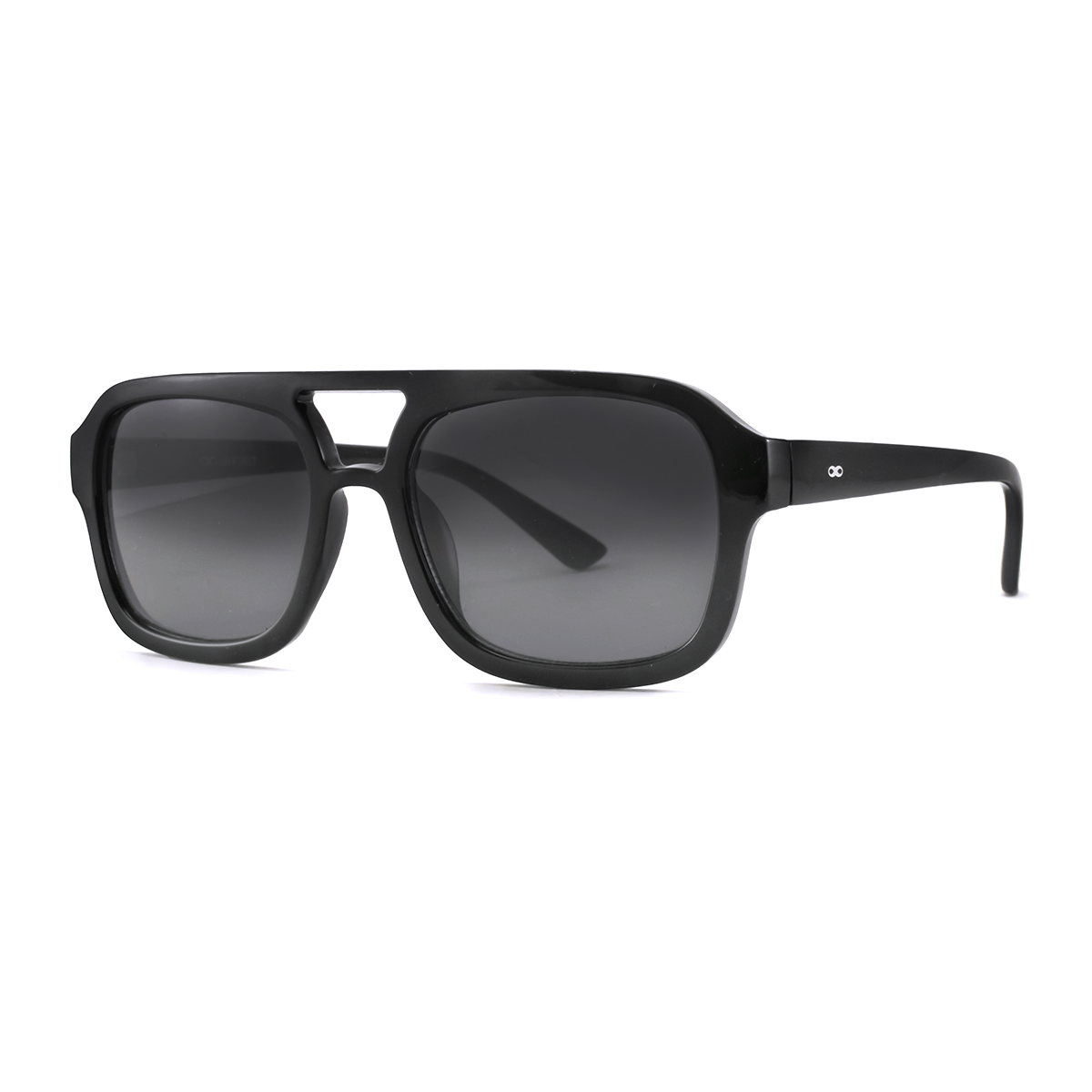 Lentes de Sol - Corsa - Negro Brillo - Lente polarizada gris degrade