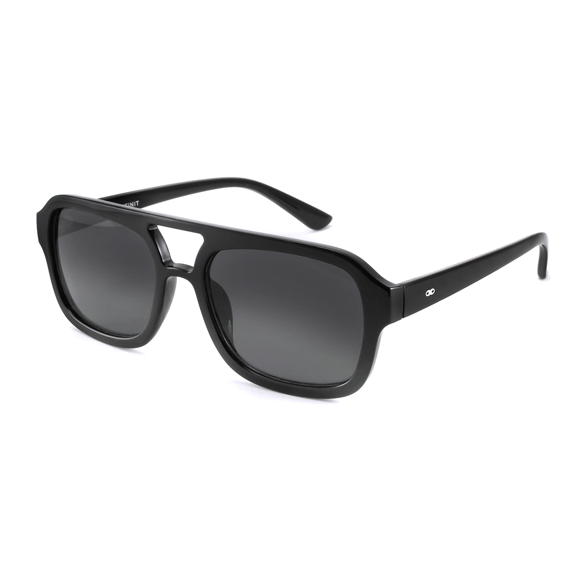 Lentes de Sol - Corsa - Negro Brillo - Lente polarizada gris degrade