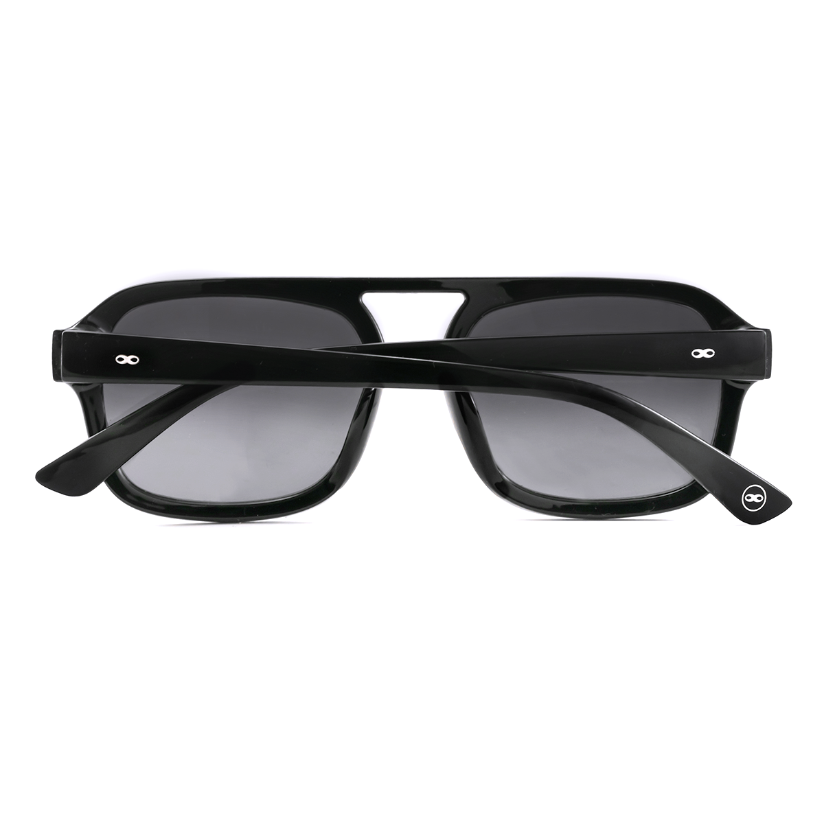 Lentes de Sol - Corsa - Negro Brillo - Lente polarizada gris degrade
