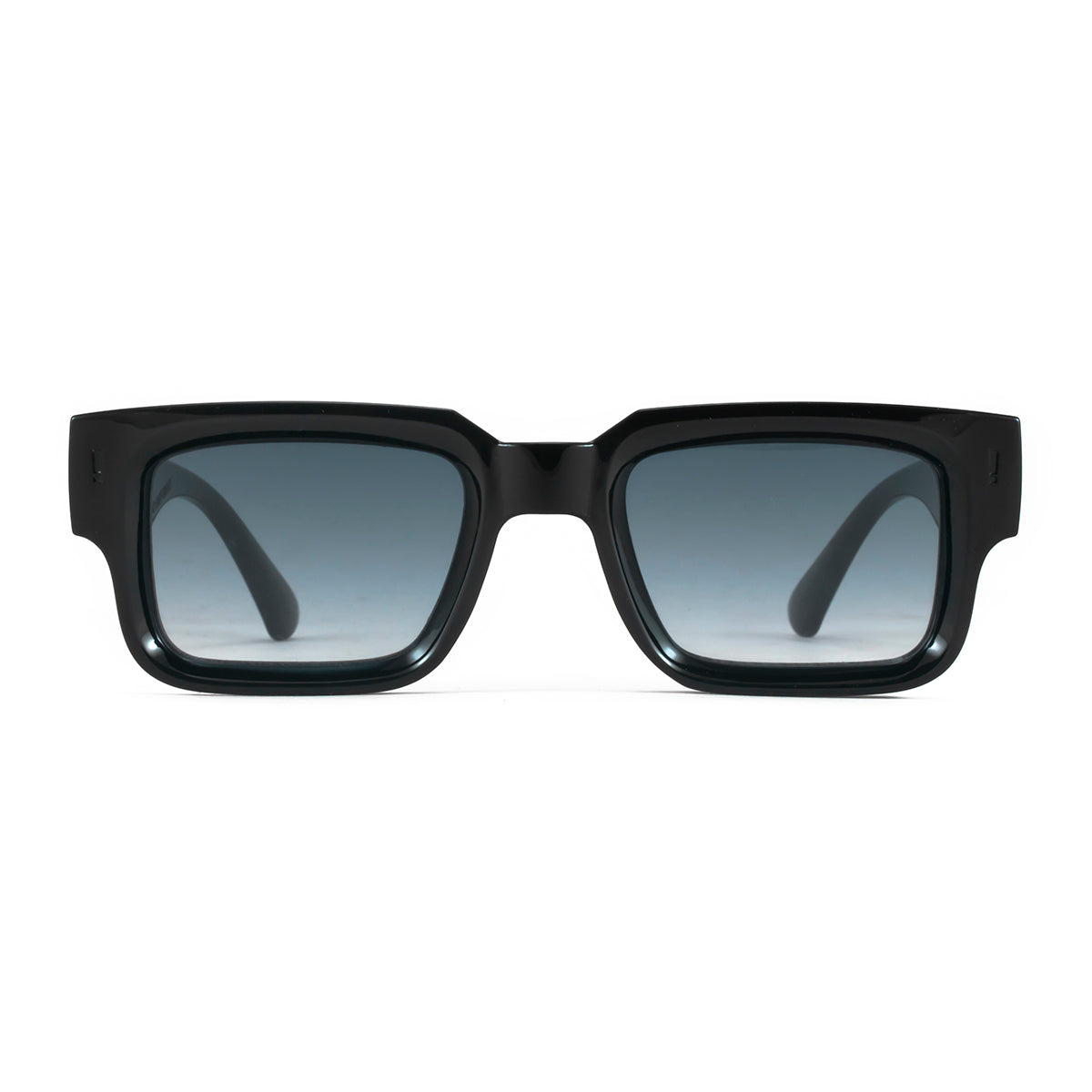 Lentes de Sol - Exclamation - Negro Brillo - Lente Azul Degrade