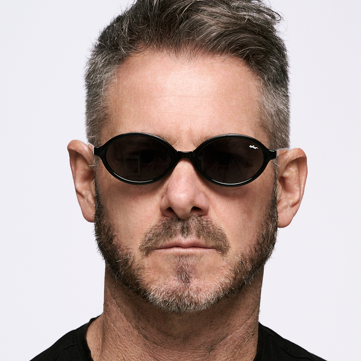 Lentes de Sol - Fokus Negro Brillo Lente Gris