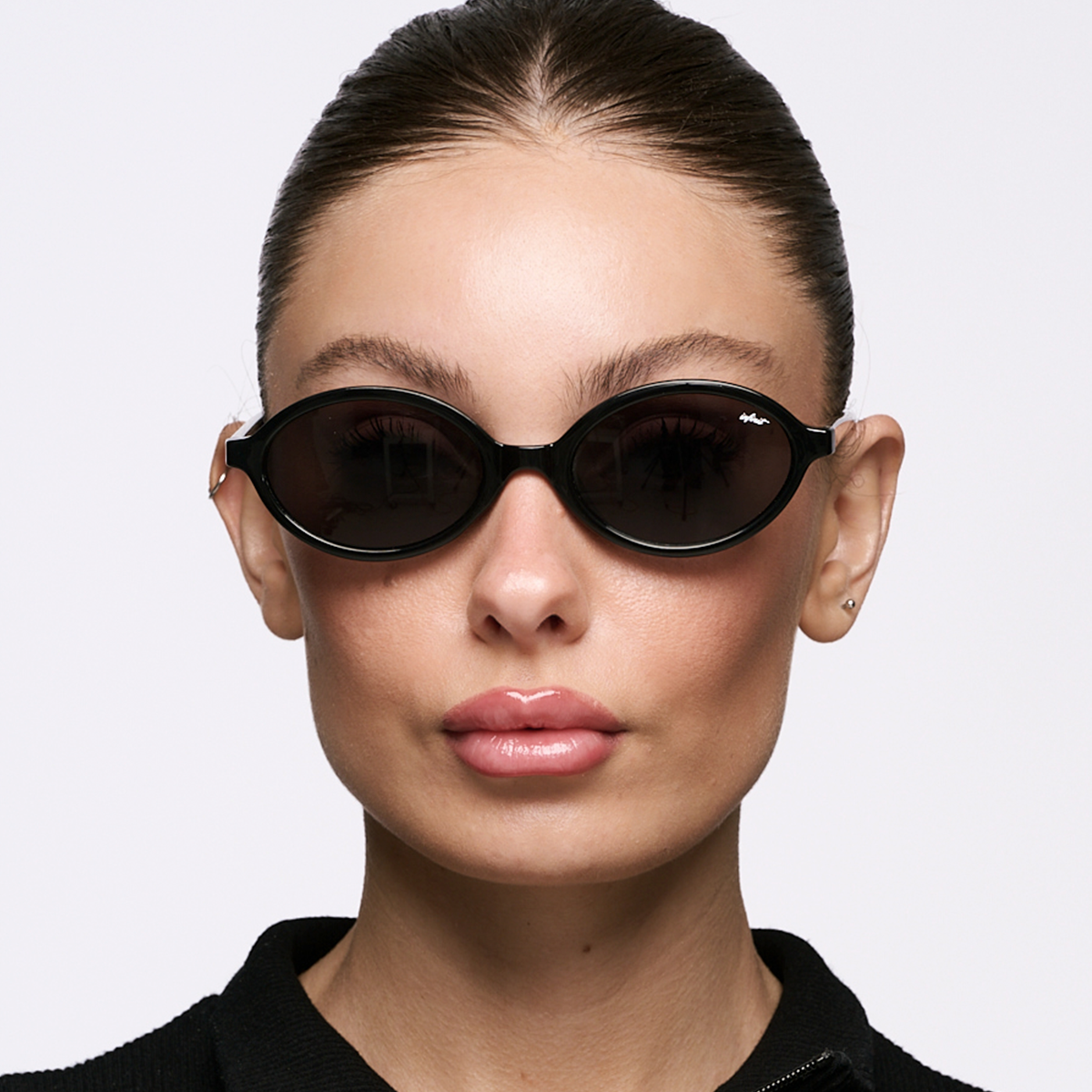 Lentes de Sol - Fokus Negro Brillo Lente Gris