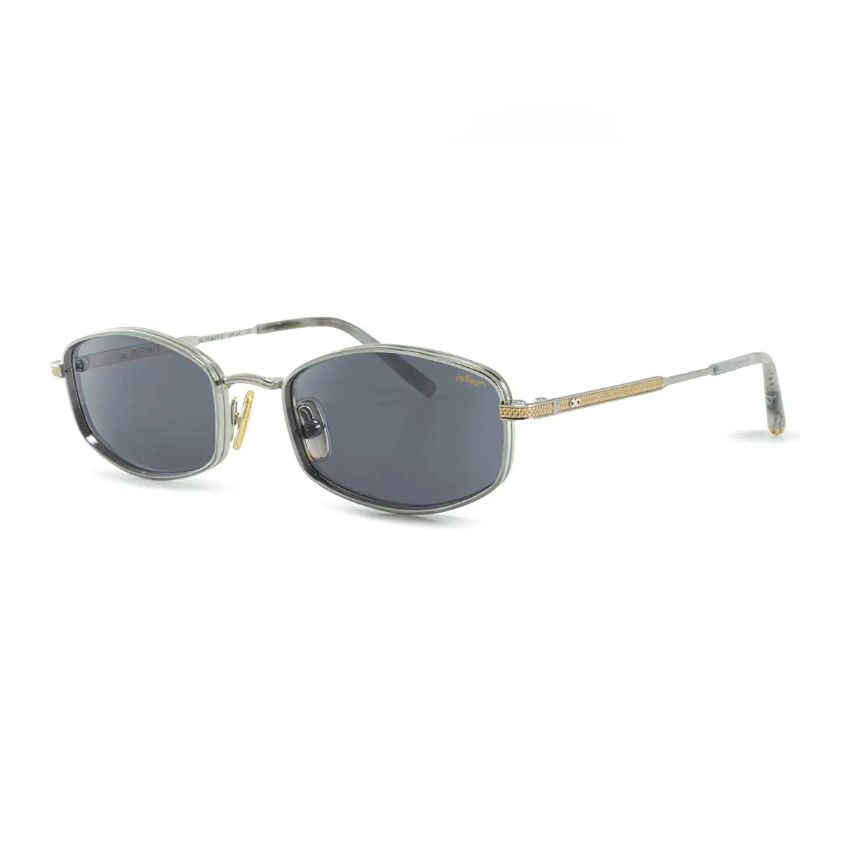 Geneve Plateado Lente Gris
