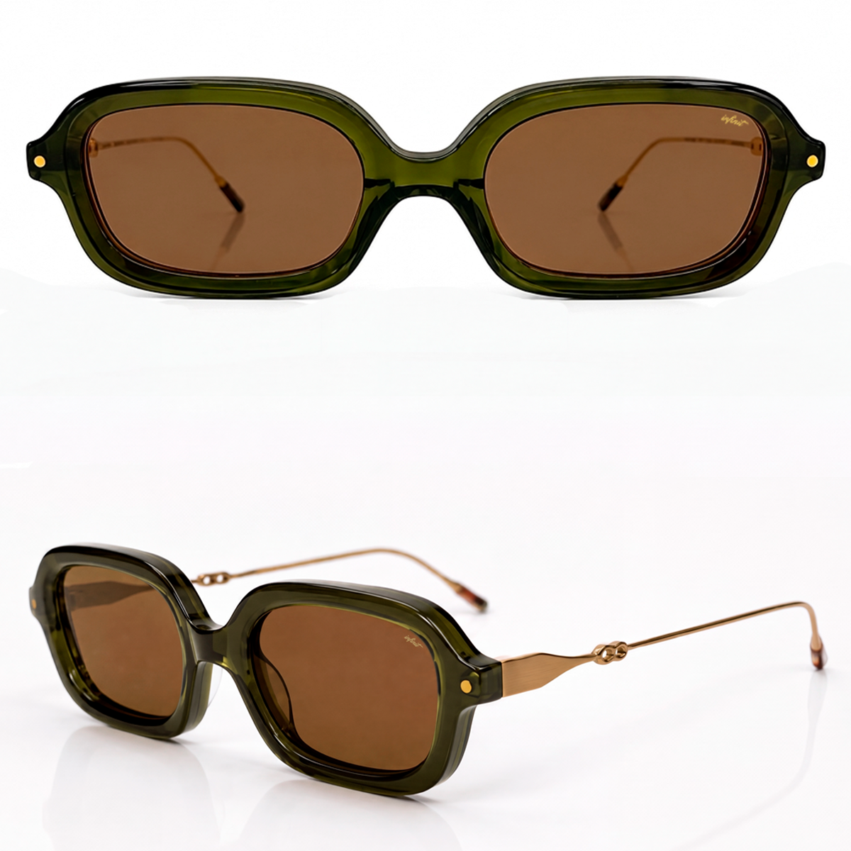 Glyze Bold Oliva Lente Marron