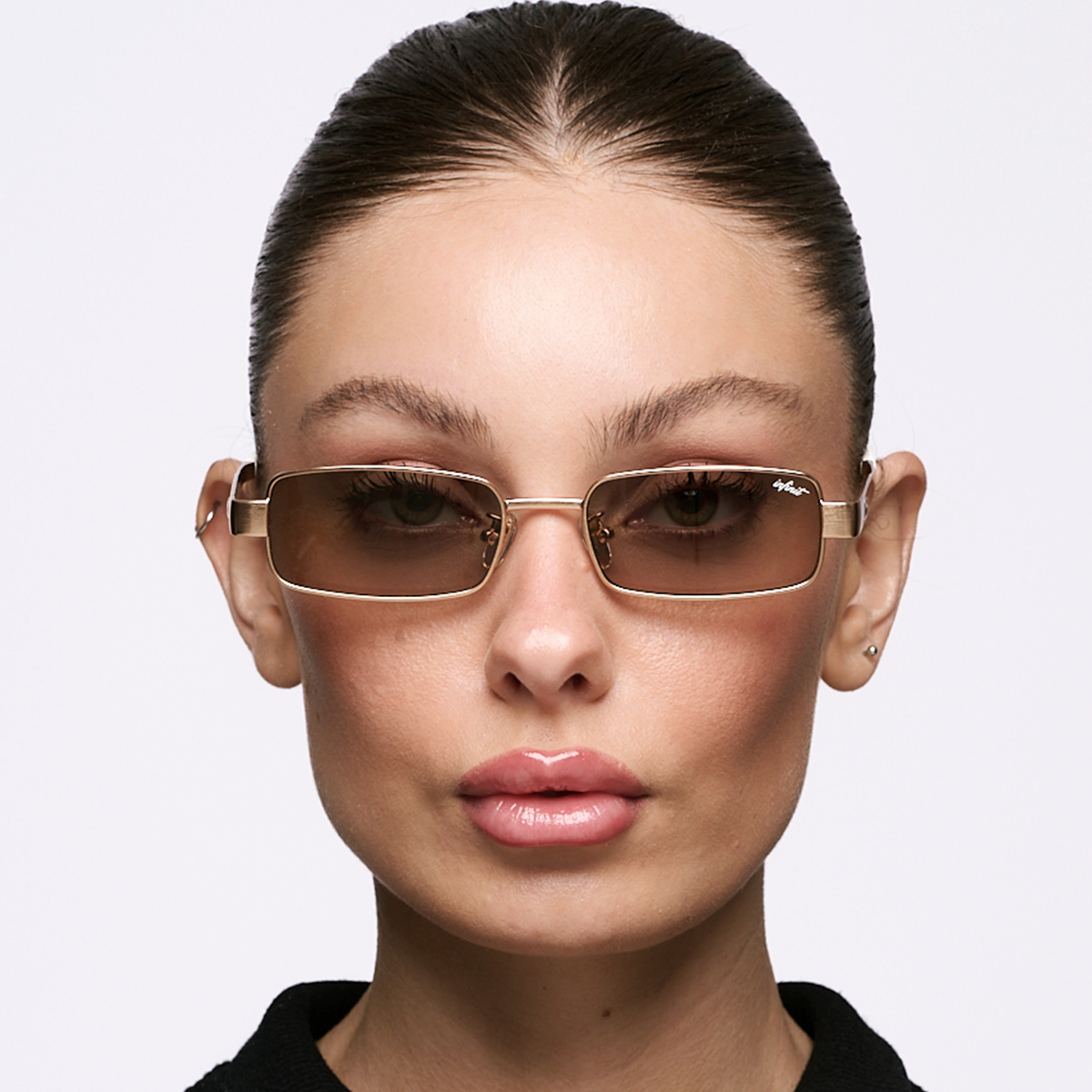 Lentes de Sol - Honshu Dorado Lente Verde Degrade