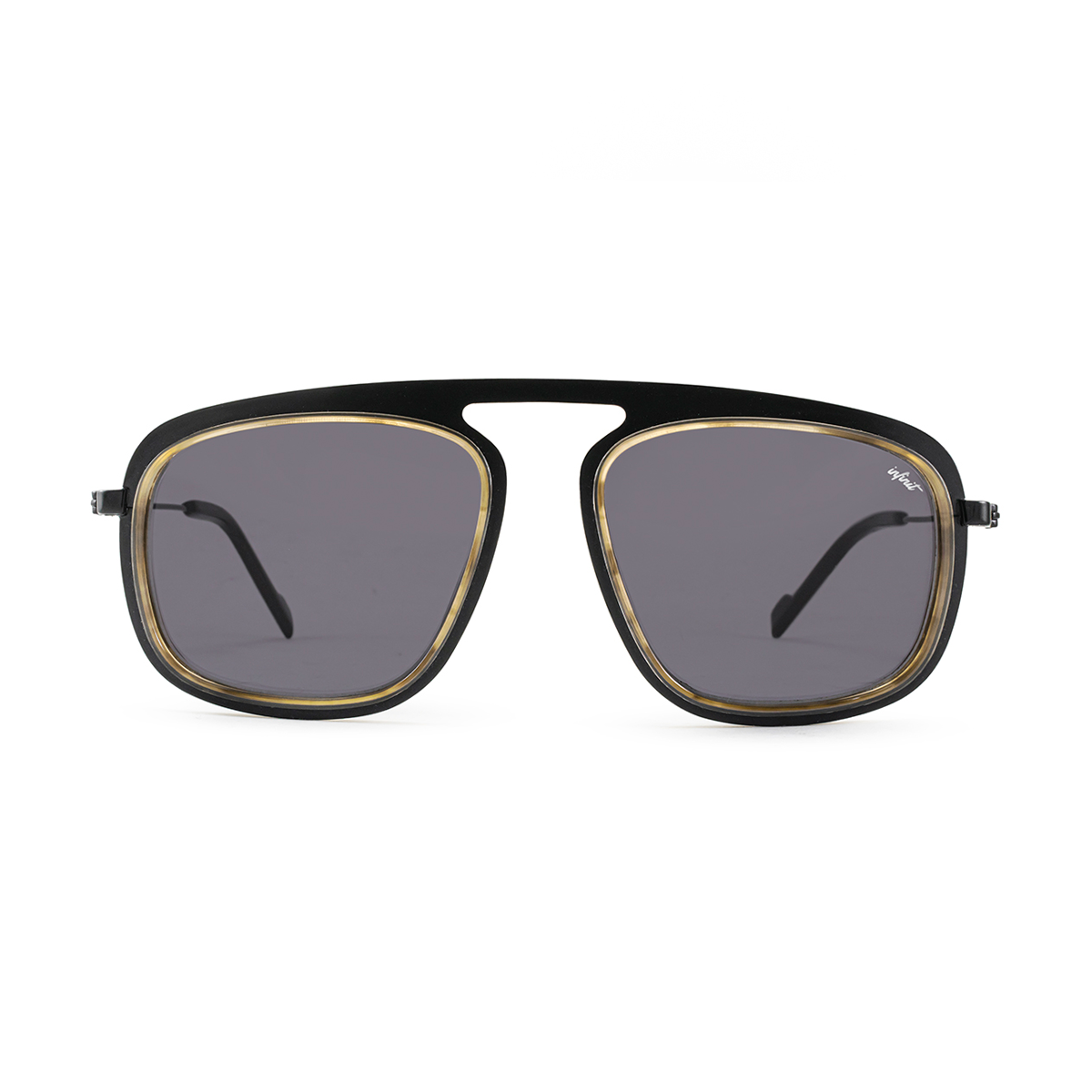 Lentes de Sol - Imola - Serie Luxury - Negro Mate - Lente gris