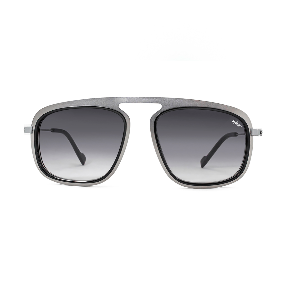 Lentes de Sol - IMOLA - Negro Brillo - lente gris degrade