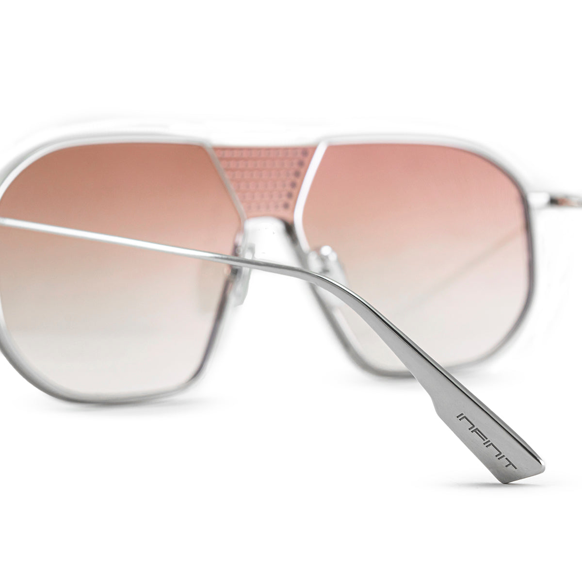 Indianapolis Plateado Lente Peach Degrade