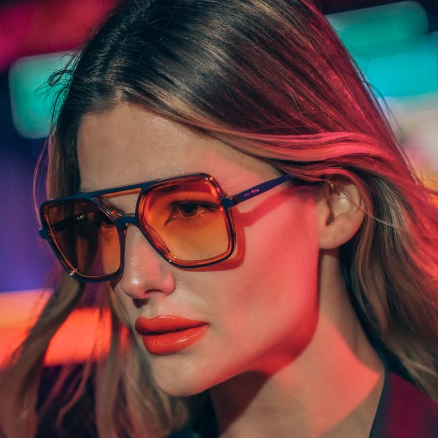 Lentes de Sol - Premium Series  - Seul - Ambar Carey - Lente Naranja Degrade