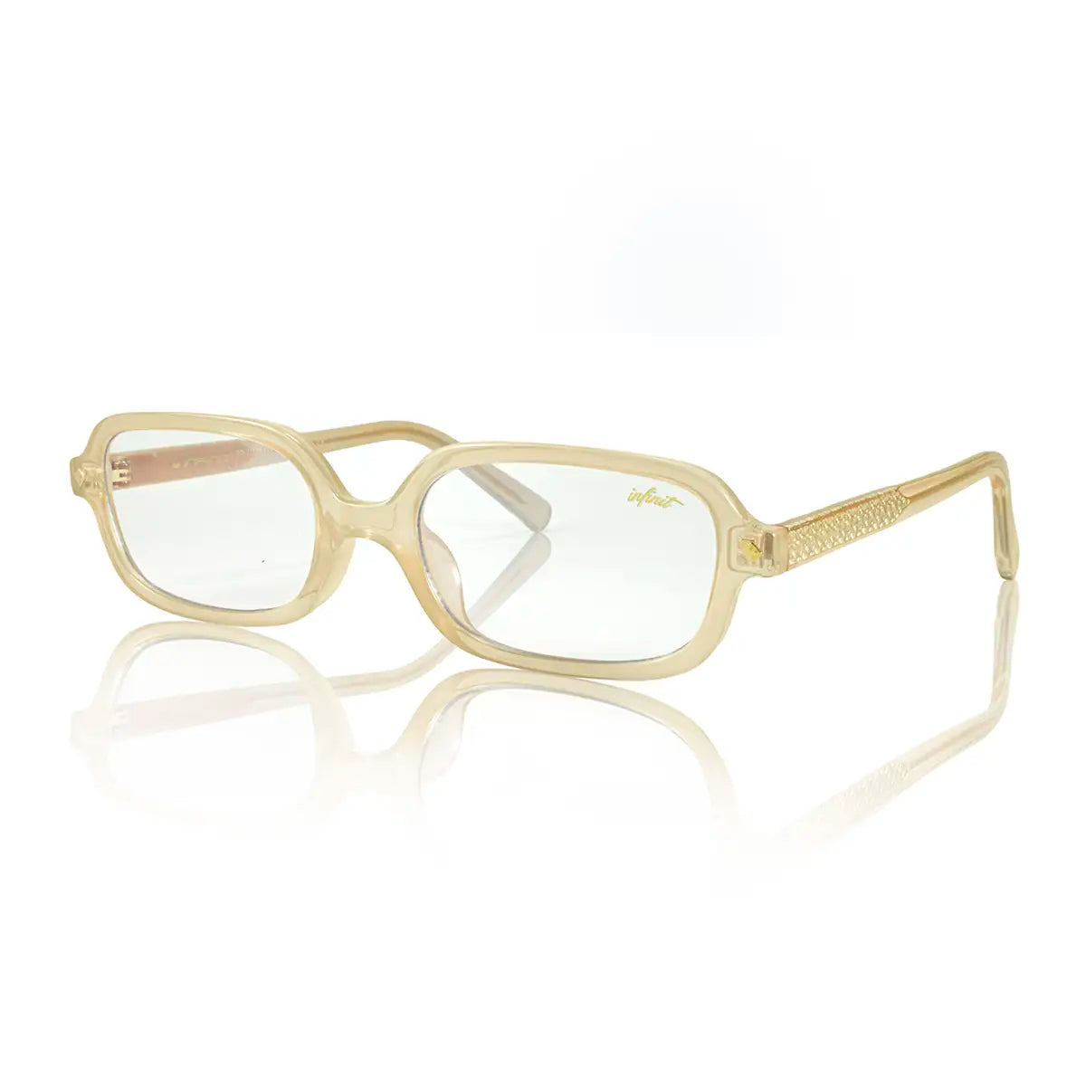 Anteojos Filtro Luz Azul Karl Milky con Antireflejo | Vista 3 | Infinit Eyewear