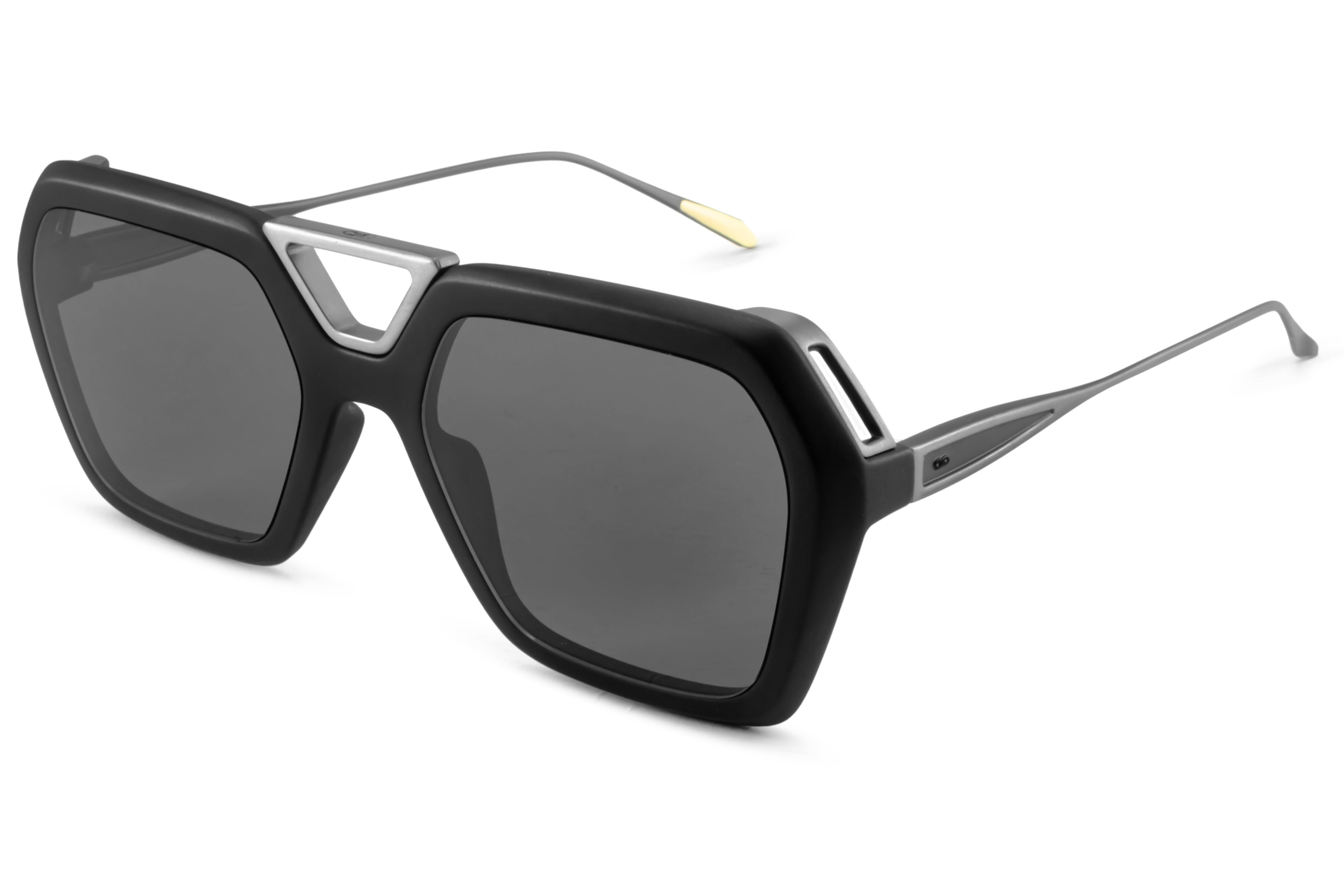 Lentes de Sol - London - Negro Mate - Lente polarizada gris
