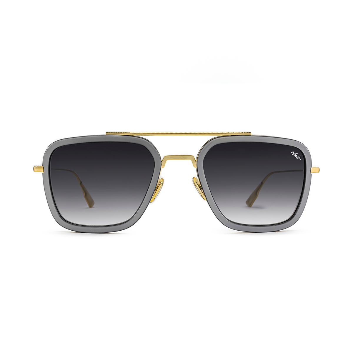 Lentes de Sol - Montecarlo Luxury Series - Gris Perlado - Lente Gris Degrade
