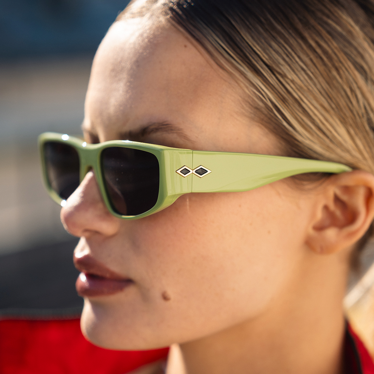 Lentes de Sol - Venice - Pistacho - Lente Gris