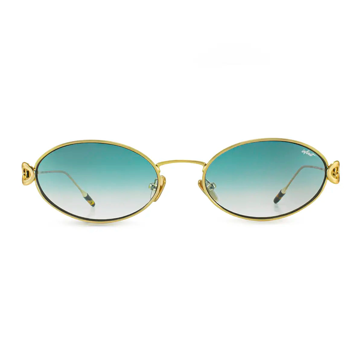 Lentes de Sol - Namib Dorado Lente Celeste Degrade