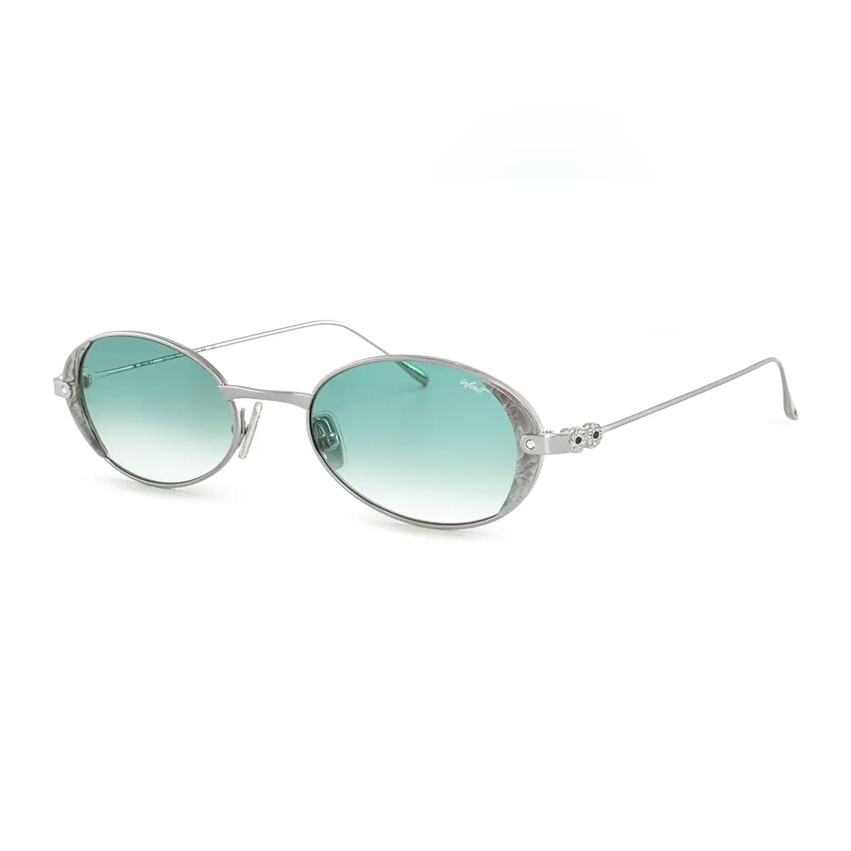 Ouro Plateado Lente Celeste Degrade