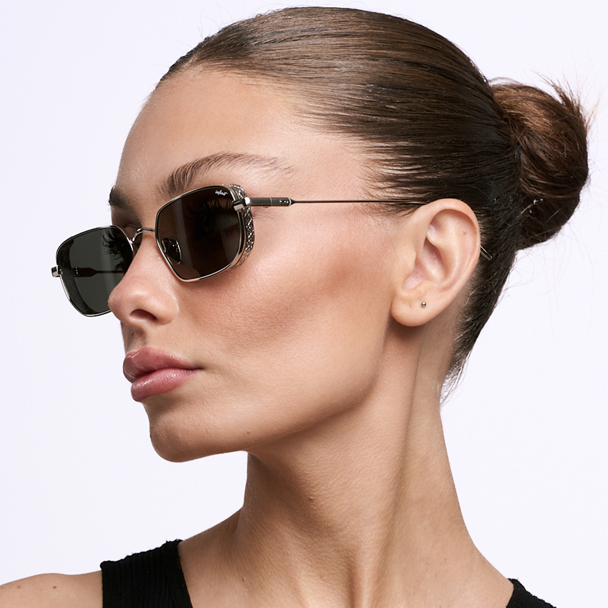 Palmyra Plateado Lente Verde