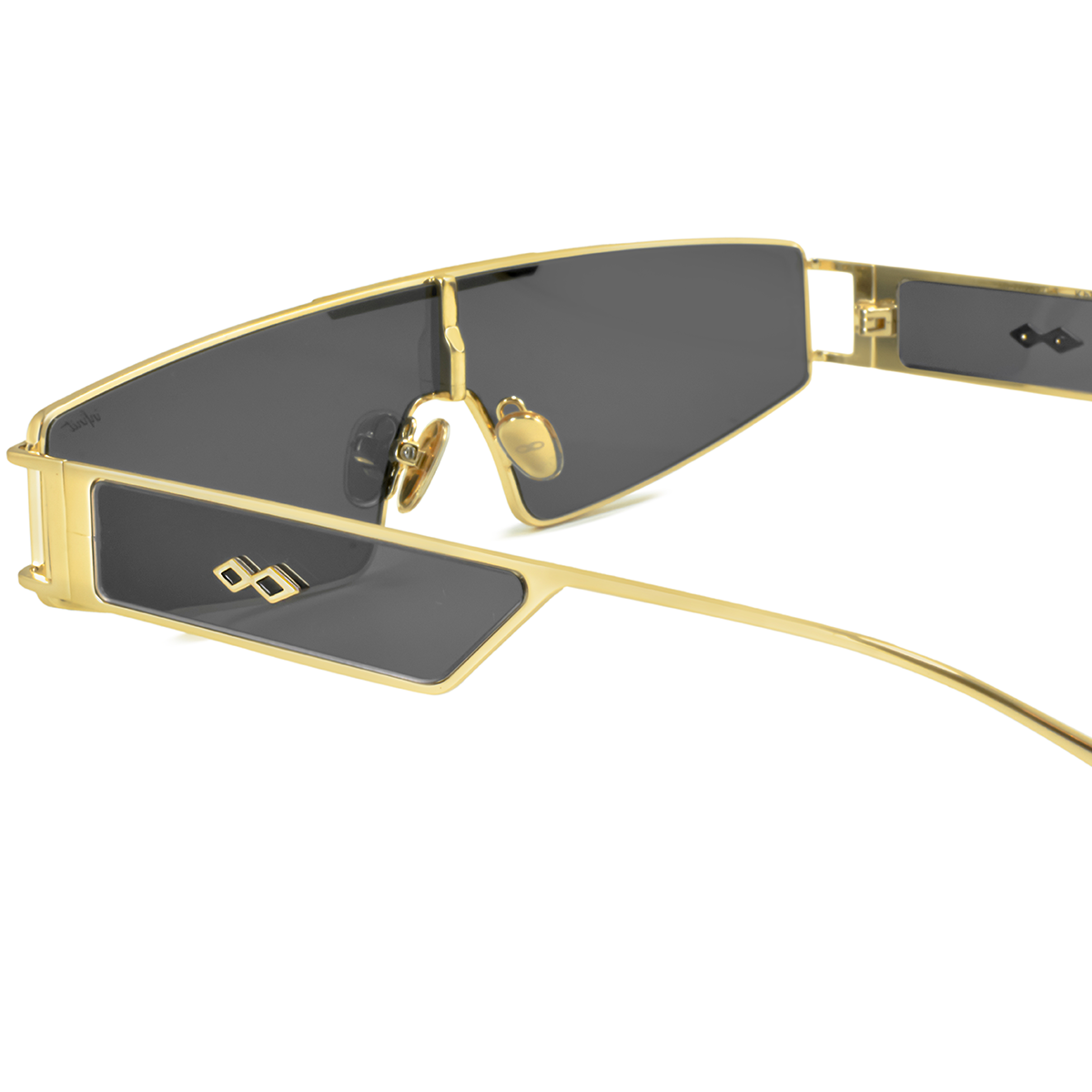 Lentes de Sol - Panoramic Dorado Lente Gris