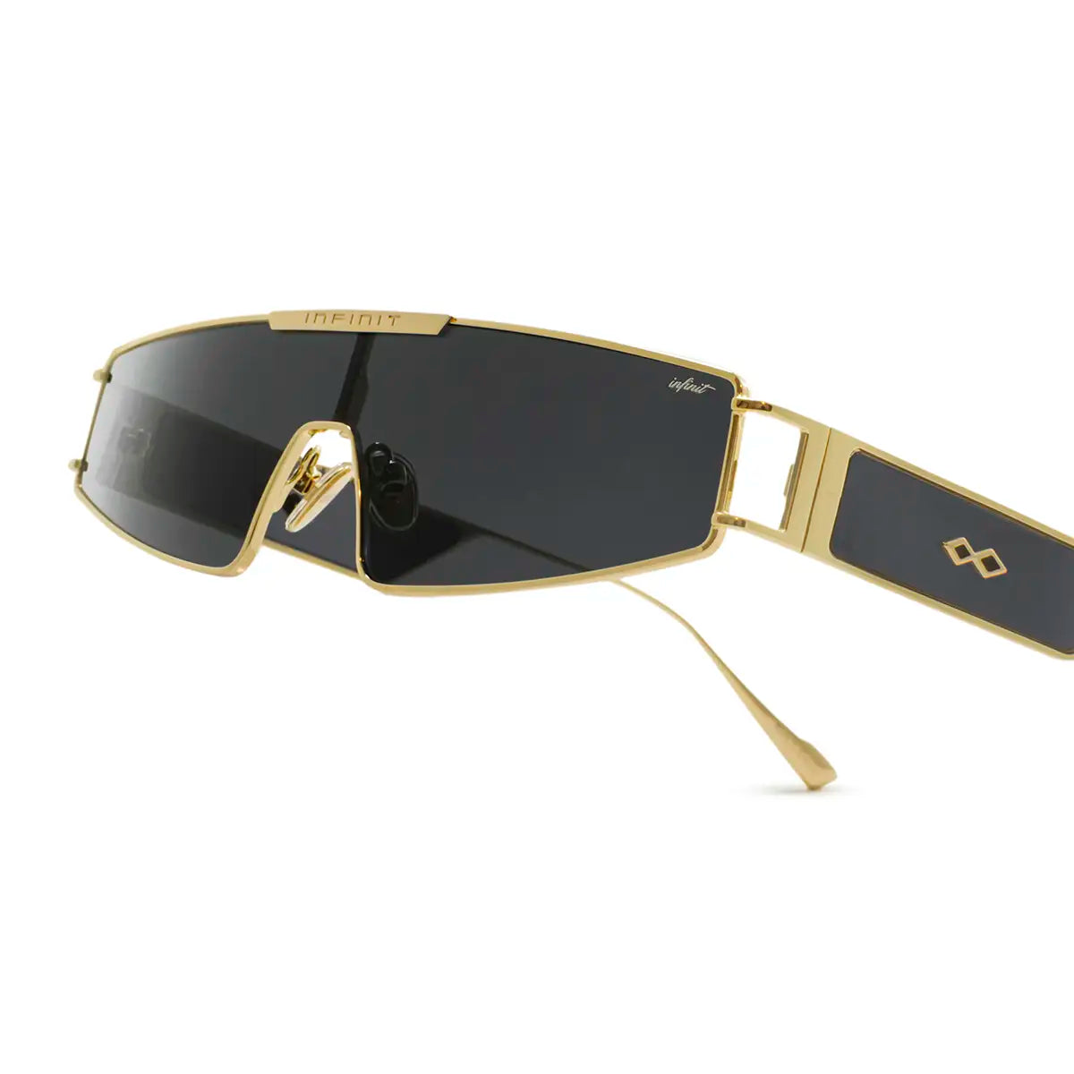 Lentes de Sol - Panoramic Dorado Lente Gris