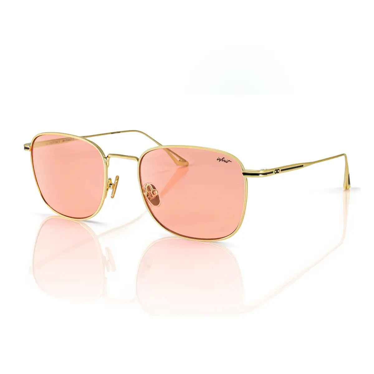 Lentes de Sol - Secchia Dorado Lente Coral