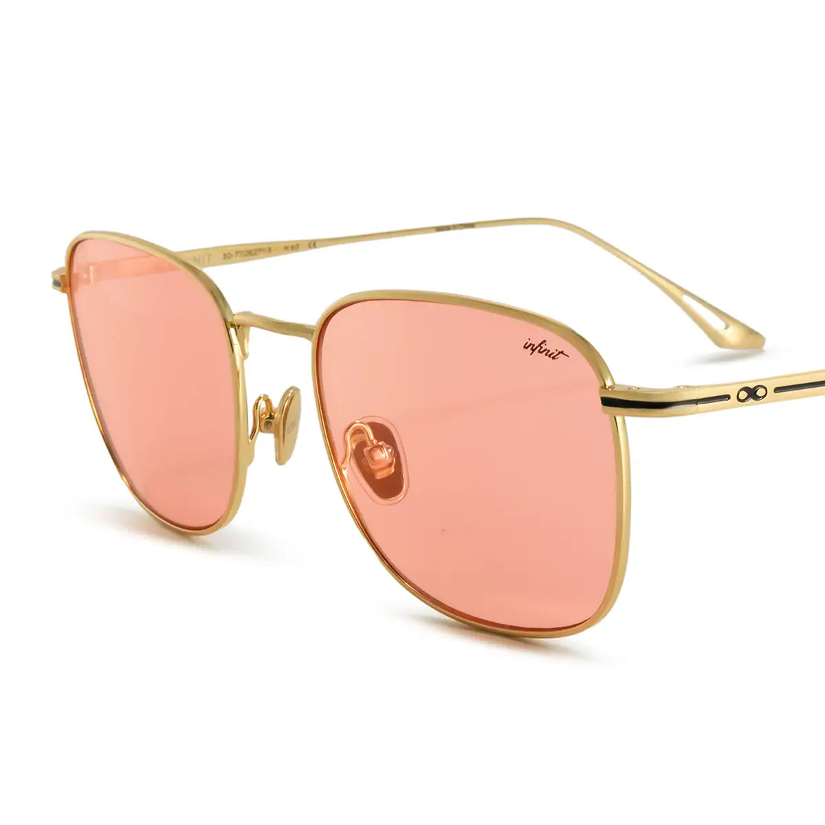 Lentes de Sol - Secchia Dorado Lente Coral