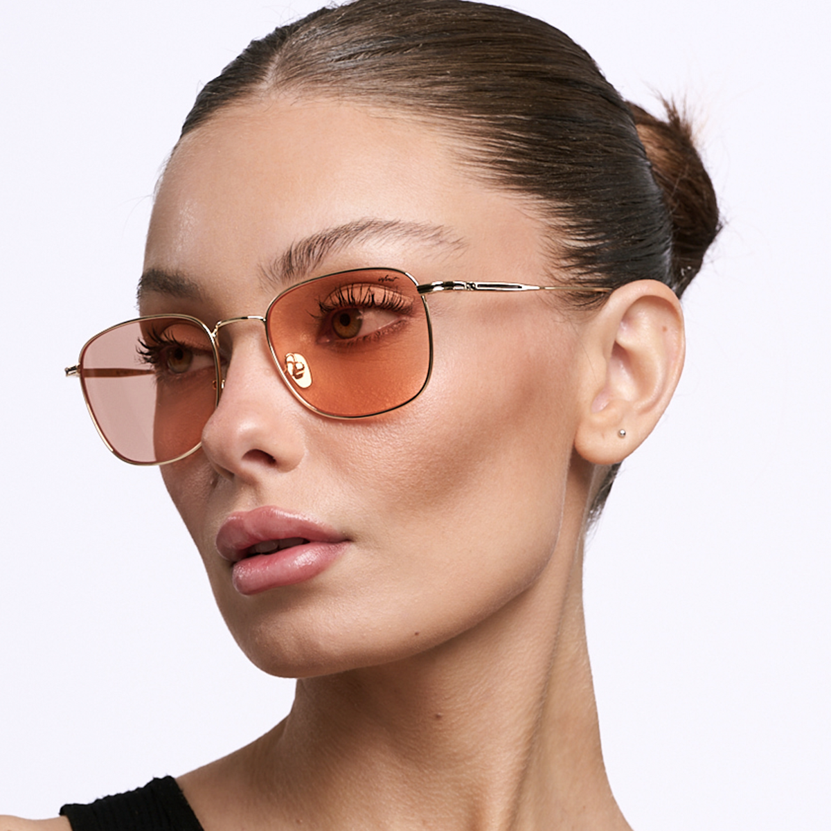Lentes de Sol - Secchia Dorado Lente Coral