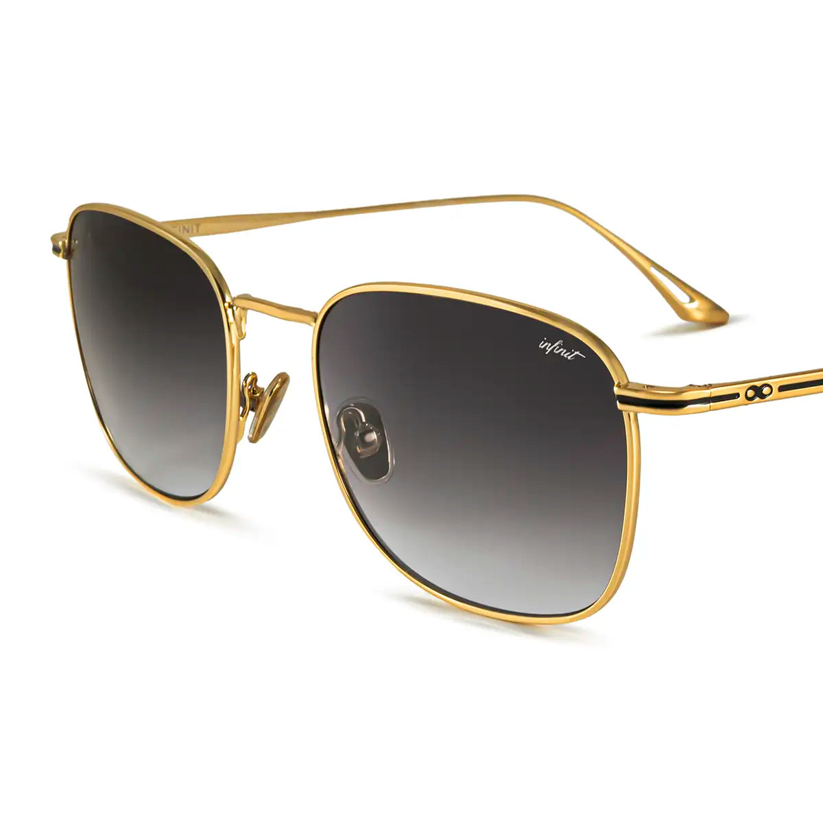 Lentes de Sol - Secchia Dorado Lente Gris Degrade