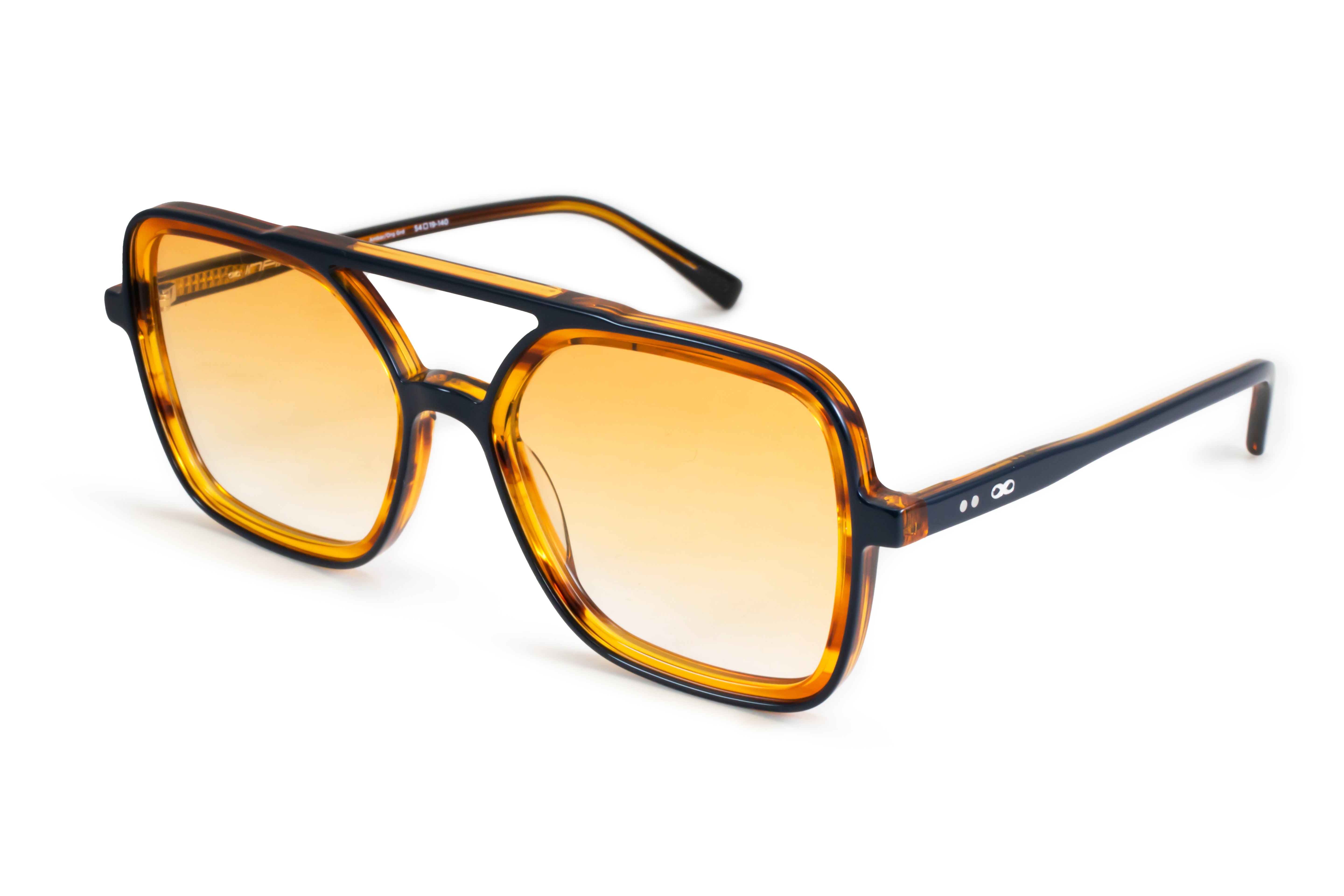 Lentes de Sol - Premium Series  - Seul - Ambar Carey - Lente Naranja Degrade