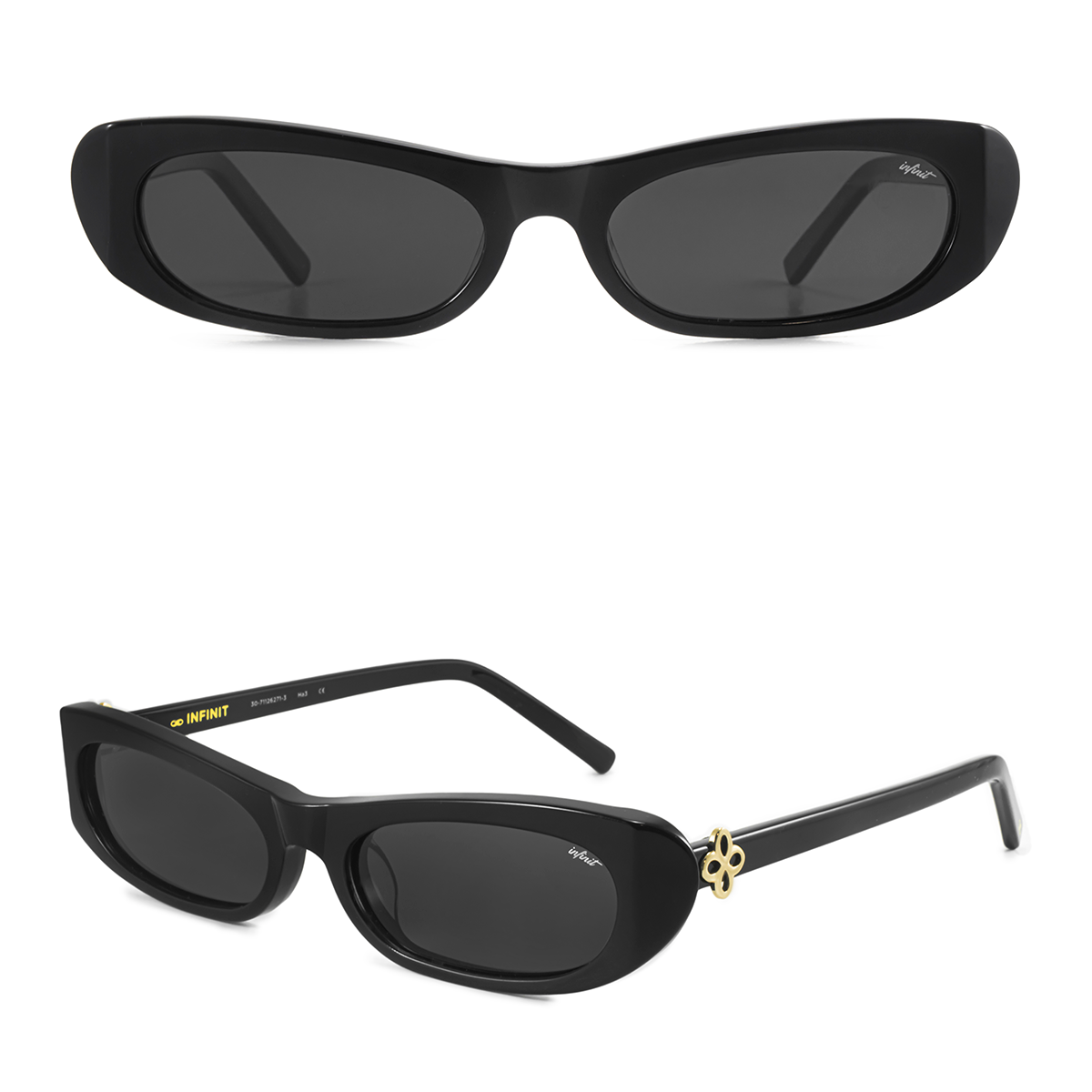 Trinity Negro Lente Gris Polarizado