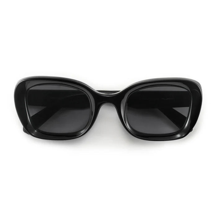 Lentes de Sol - Turin - Black Shiny - Lente gris degradado