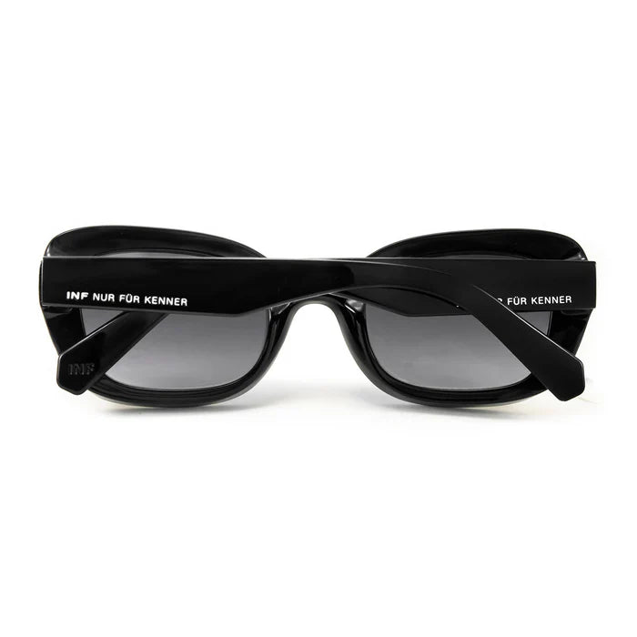 Lentes de Sol - Turin - Black Shiny - Lente gris degradado