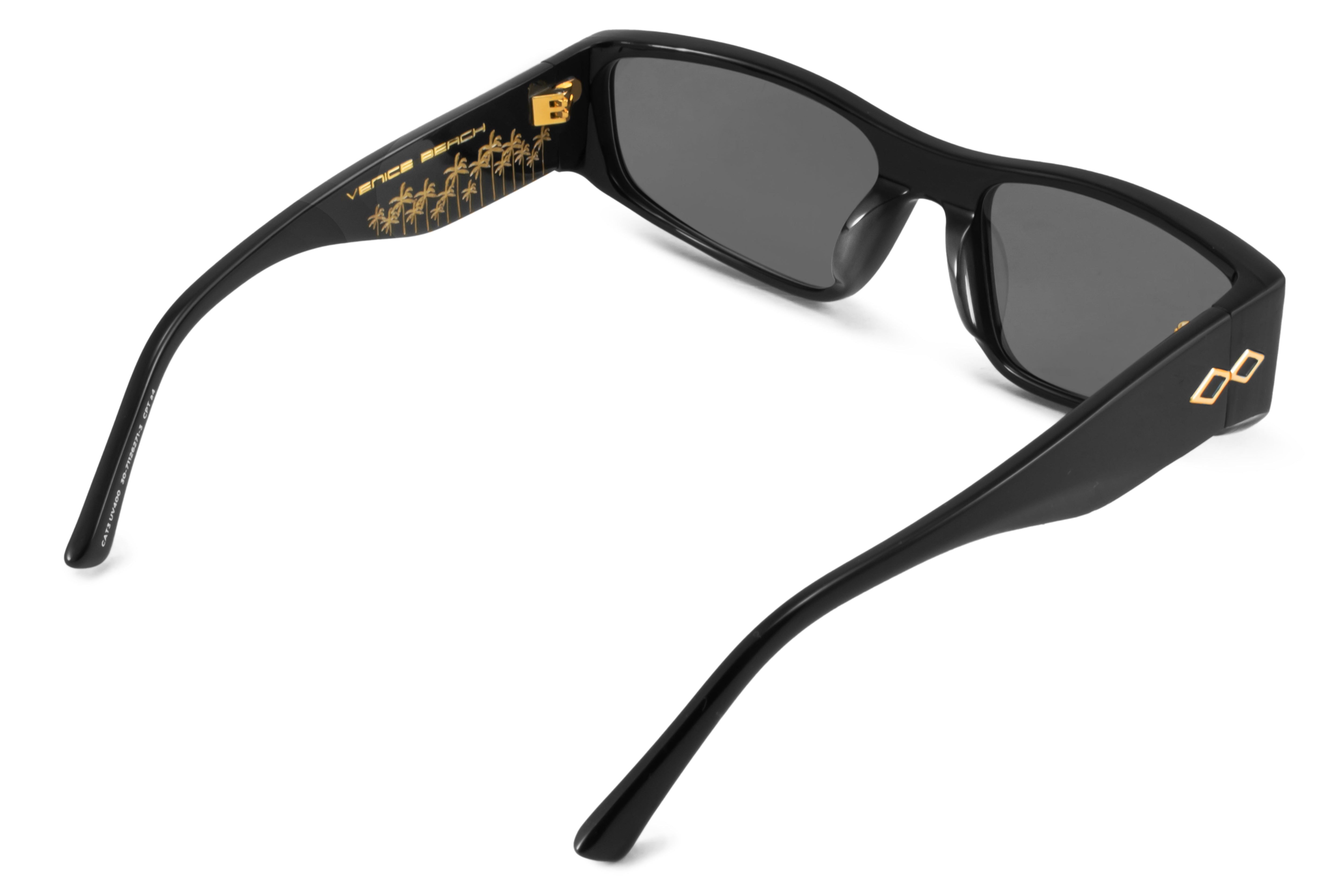 Venice - Negro Brillo - Lente Gris