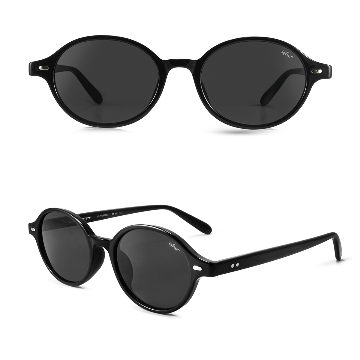 Vizu Negro Brillo Lente Gris